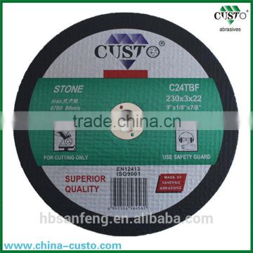 inox cutting wheel Flat center T41 For Stone