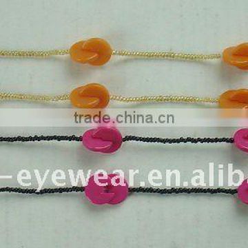 Eyeglasses beads cords