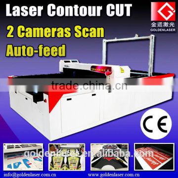 CCD positioning fabric cutting laser machine for printing apparel shoes
