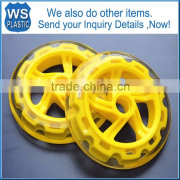 custom high quality injection molding wheel at low price