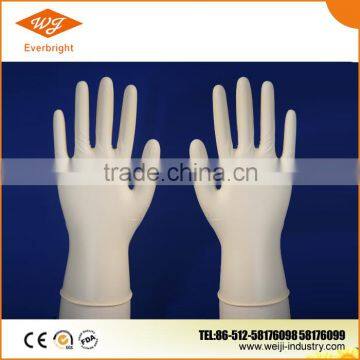 Latex blue long industrial working gloves for medical