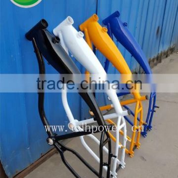 2.4L colorful gas tank bicycles frame with petrol engine