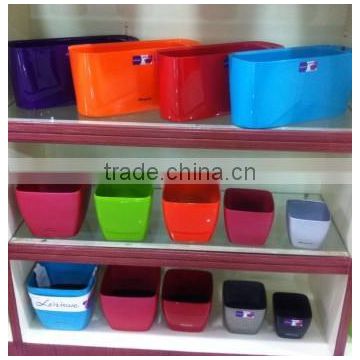 wholesale window boxes plant pot square self-watering plastic pot