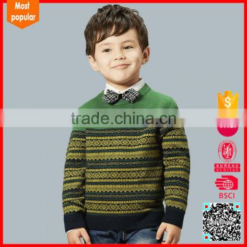Hot selling fashion knitted woolen sweater designs for children