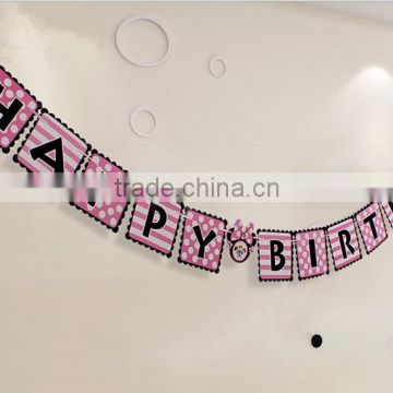 Hot selling birthday pennant/ party decoration bunting flag