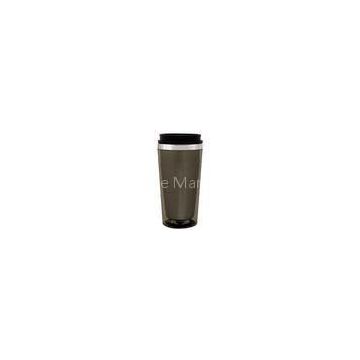 double wall plastic cup with straw