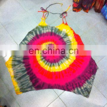 Wholesale sexy cheap colorful spagetti shirt and tie dye color combinations .