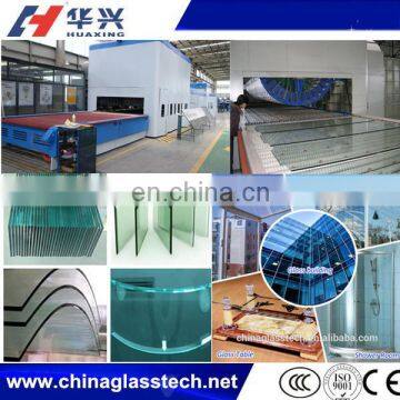 New Tech No Mould Architectual Glass Bending Tempering Furnace