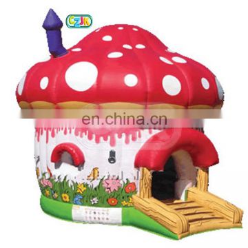 3mx3m mushroom kids inflatable bouncer jumping castle for home