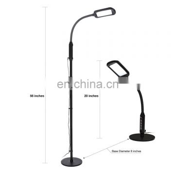 dimmable LED reading floor lamp for home decor