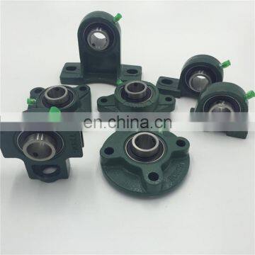 Spherical insert bearing with pedestal block bearing UC209