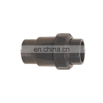 customized gray color DIN standard 1.0Mpa DN50 PVC ball check valve