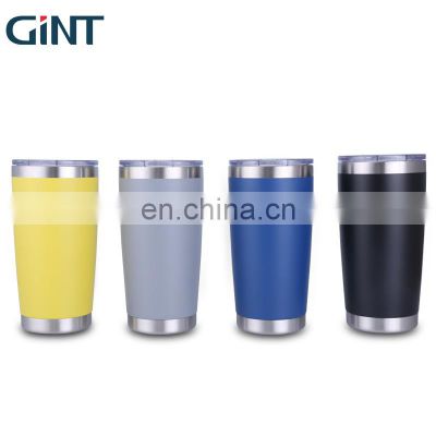 GINT Wholesale 20 oz customized logo Tea Cup Insulated Tumbler Colorful Coffee Sublimation Mug