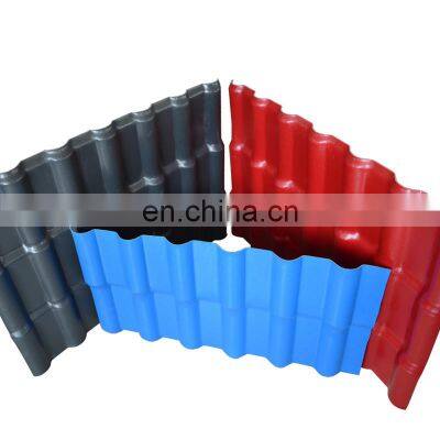 Superior ASA Pvc Corrugated Roofing Shingles PVC UPVC Spanish ASA Synthetic Resin Roof Tiles for industry villa home