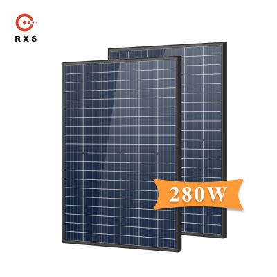 Rixin Pv Module With Frame Bifacial Poly Half Cell Pv Solar Panel
