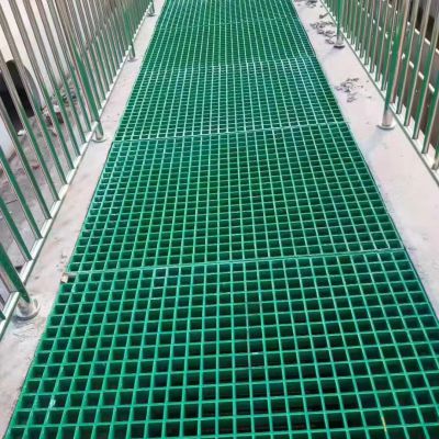 Corrosion Resistance Orange Frp Grating Gritted Surface