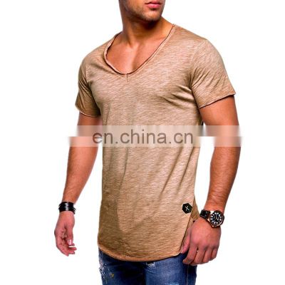2022 Plus Size Muscle Fit Men's Sportswear Wholesale Custom Logo T-shirt Gym T Shirt OEM