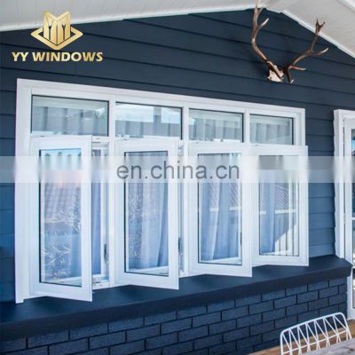 USA standard casement glass windows  and Aluminum frame casement window for home