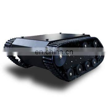 dc motor rubber crawler robot rc tank chassis