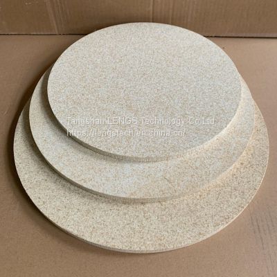 Cordierite round slabs, kiln batts, cordierite mullite kiln shelves, plates, refractory ceramics, kiln furniture
