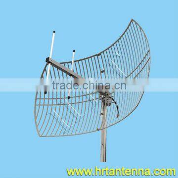 GSM high gain dual polarized dish antenna