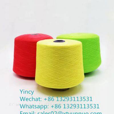 Acrylic bulked yarn