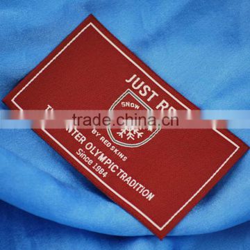 Wholesale Cheap customized satin cloth woven label