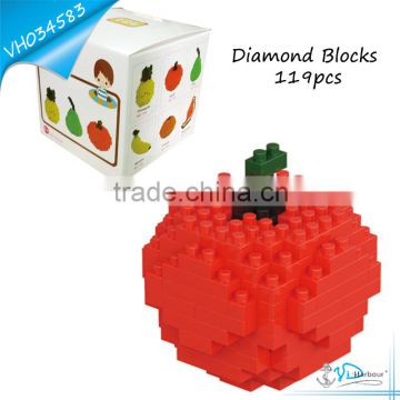 Educational Toy Mini Apple Blocks Building 119pcs