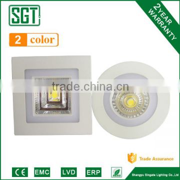 small 10w 12w 2 color change led kitchen downlights
