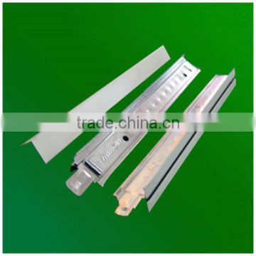 Galvanized Grooved galvanized ceiling t grids