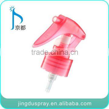 JD-302B hyaline rose red Plastic triger sprayer bottle mini bottle sprayers
