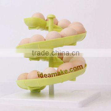 Plastic Kitchen Rack of smart design great for eggs and fruits