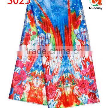 new coming 2015 latest design 100% silk satin fabric, beautiful indian satin fabric S025