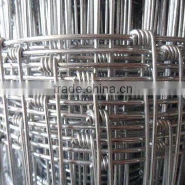 2015 hot sale!Factory direct supply Lightly Or Fully Grassland Hinge Joint Galvanized Field Fence(Factory Price)