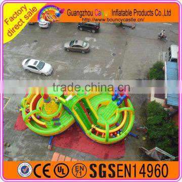 Colourful design inflatable assualt obstacle game hot sales