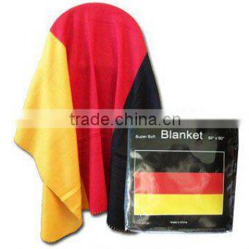 world cup promotion gift germany flag pattern blanket