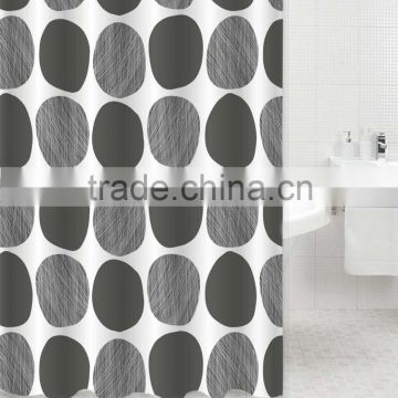 factory supply Modern fashion polyester thick shower curtain