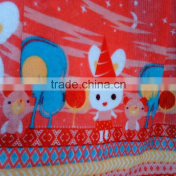 100% polyester printed Fannel Home textile fabric