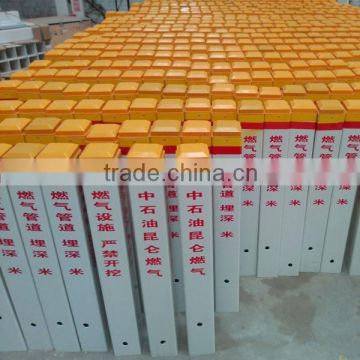 Various sizes Fiberglass cable signs pile made in China