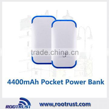 Universal portable mobile power bank charger 4400mAh