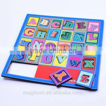 custom cute kids educational toy EVA fridge magnet alphabets