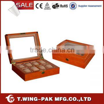 Offer Factory Price Store 8 Watches Wooden Watch Storage Boxes For Sell