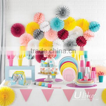 rave party decorations tissue paper fan flowers forbirthday party decorations