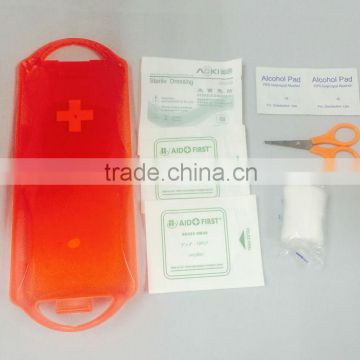 MK-FAK01-3 Wholesale Plastic Medical Waterproof Mini First aid Kit Bag with Accessories First Aid Box Emergency First Aid Kit