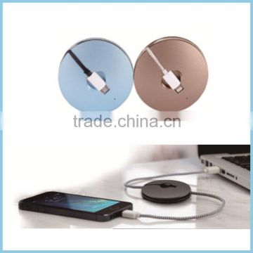 2016 Portable Ultra-thin Credit Card Size Slim Smart Mobile Power Bank For MFi Lighting Phone