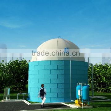 Lost Cost 100-2000m3 Puxin Biogas Tank with PVC Biogas Storage Bag on Top, Biogas Plant, Biogas System