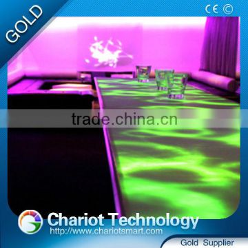 On Sale ! High quality Chariot table glass interactive bar system