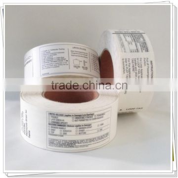 wide range of self adhesive synthetic paper material for chemical Labels