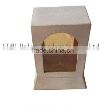 Manufacture directly sell the fashion brown paper perfume box