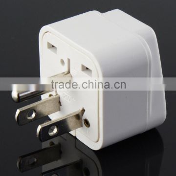Made in China 3 pin world to USA univesal plug adapter for travelling